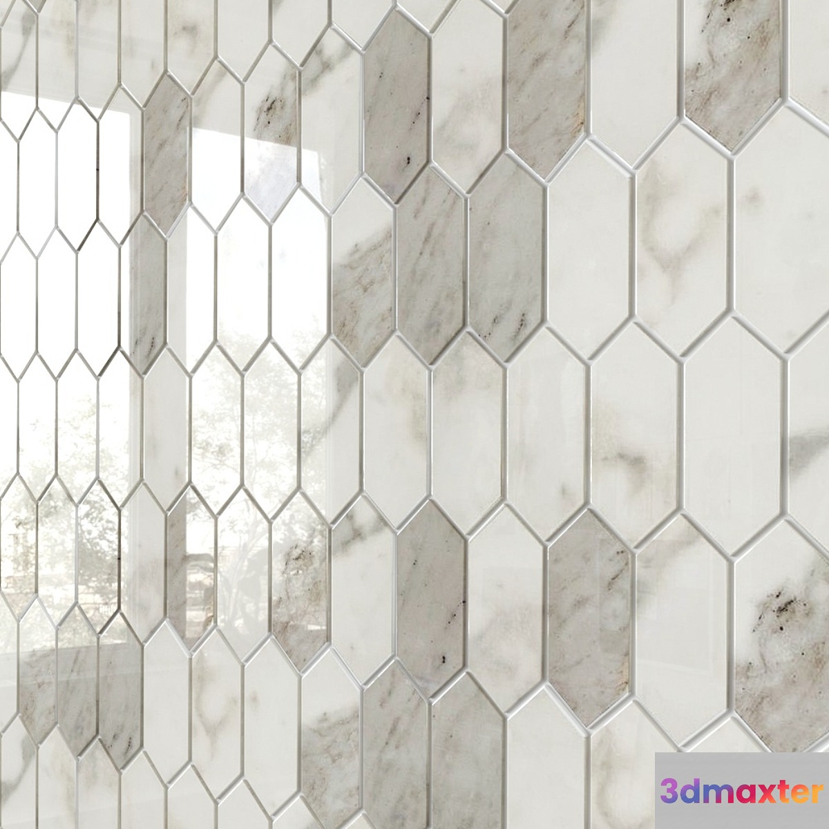 Daltile Marble Attache 5 types 3D Max