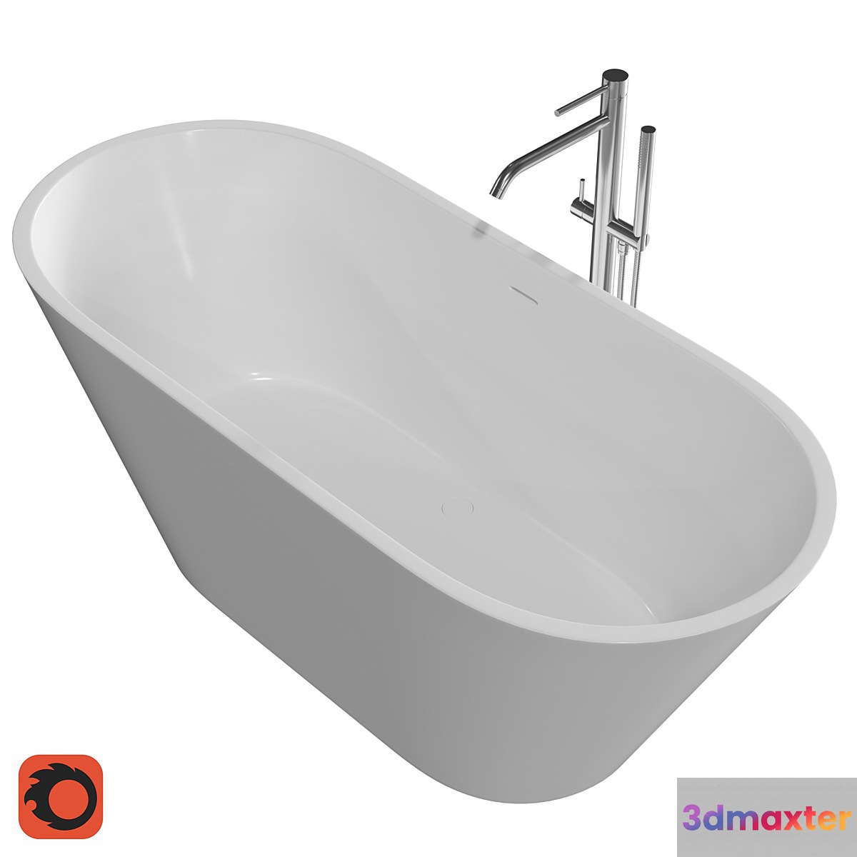 PAA Deco nudo bathtub