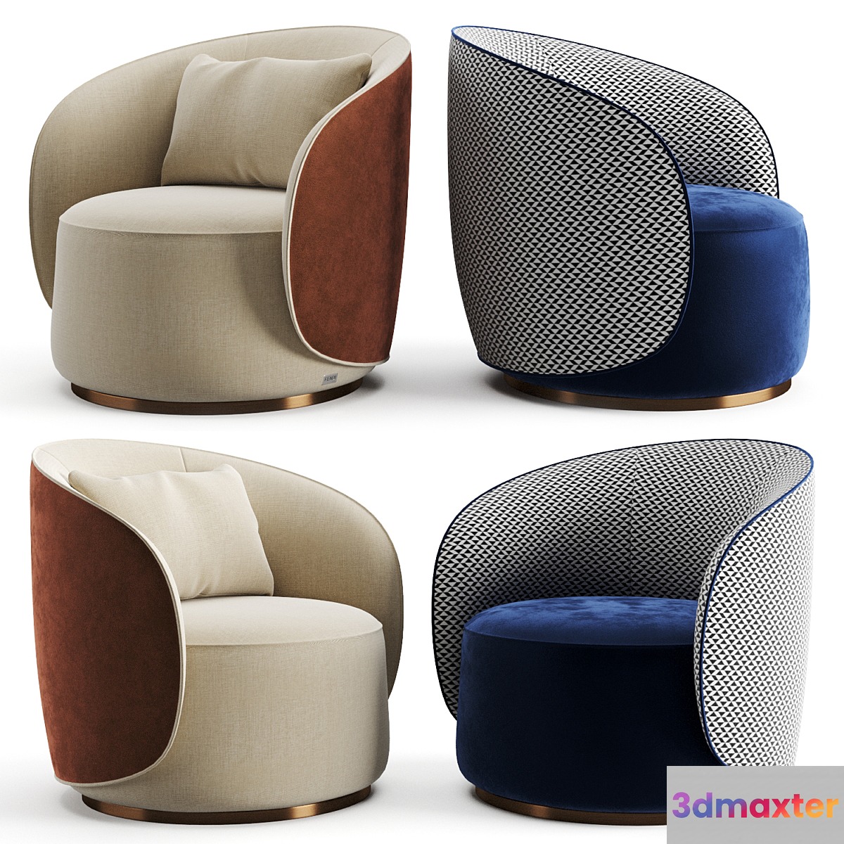 Fendi Casa Anabelle Armchair