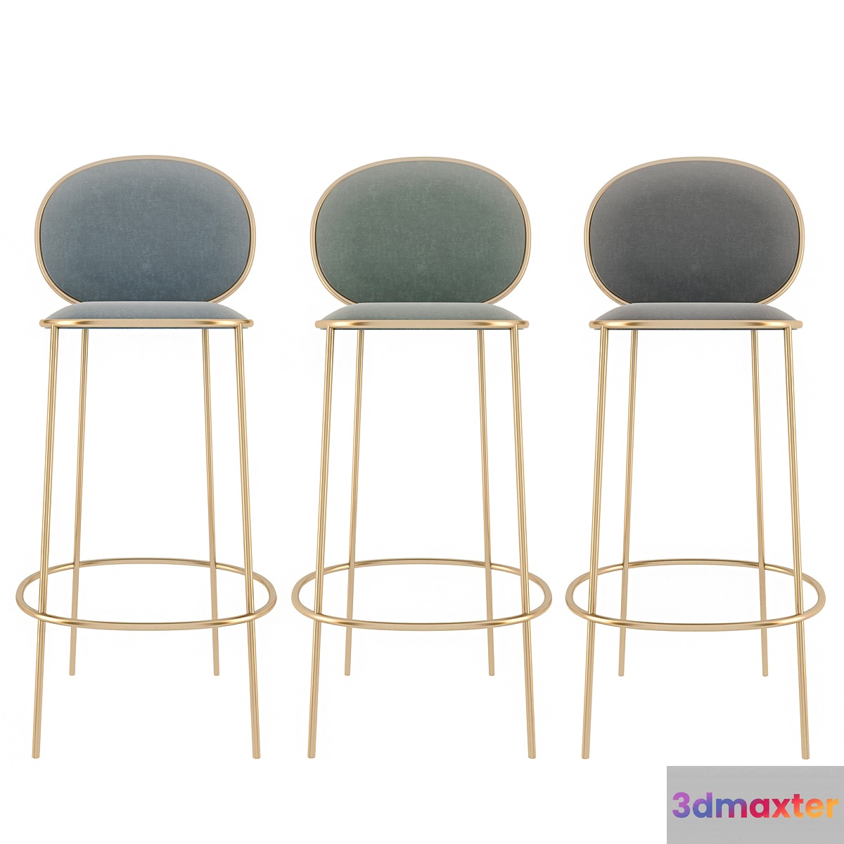 Stay bar stool 3D Max