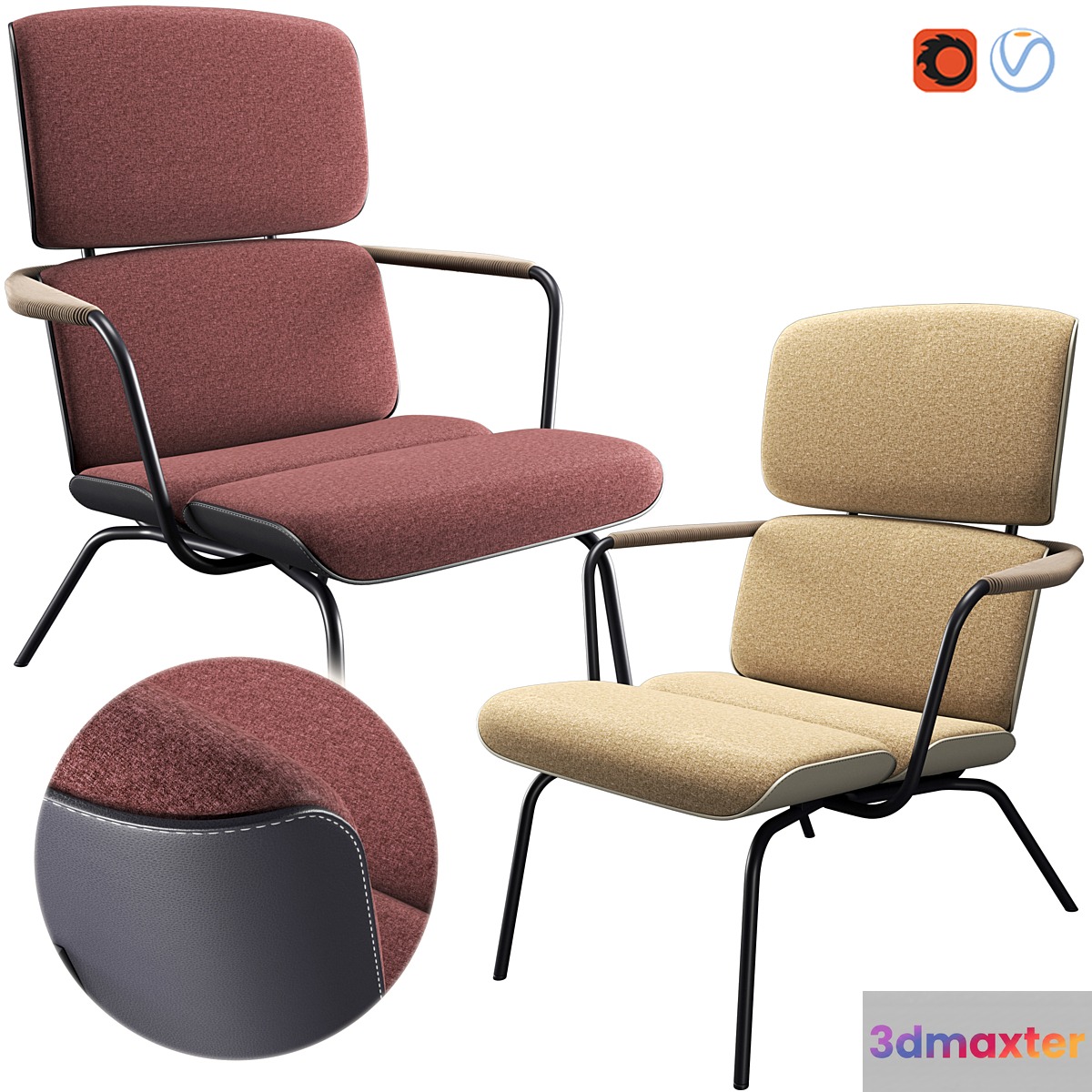 Bluemoon Armchair By Coedition