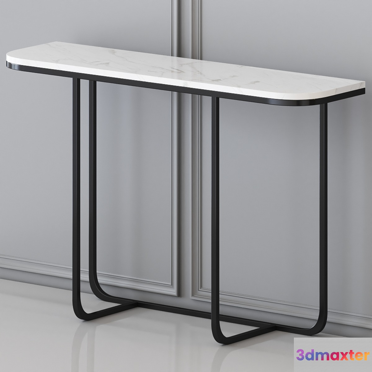 Manor Park black - console table