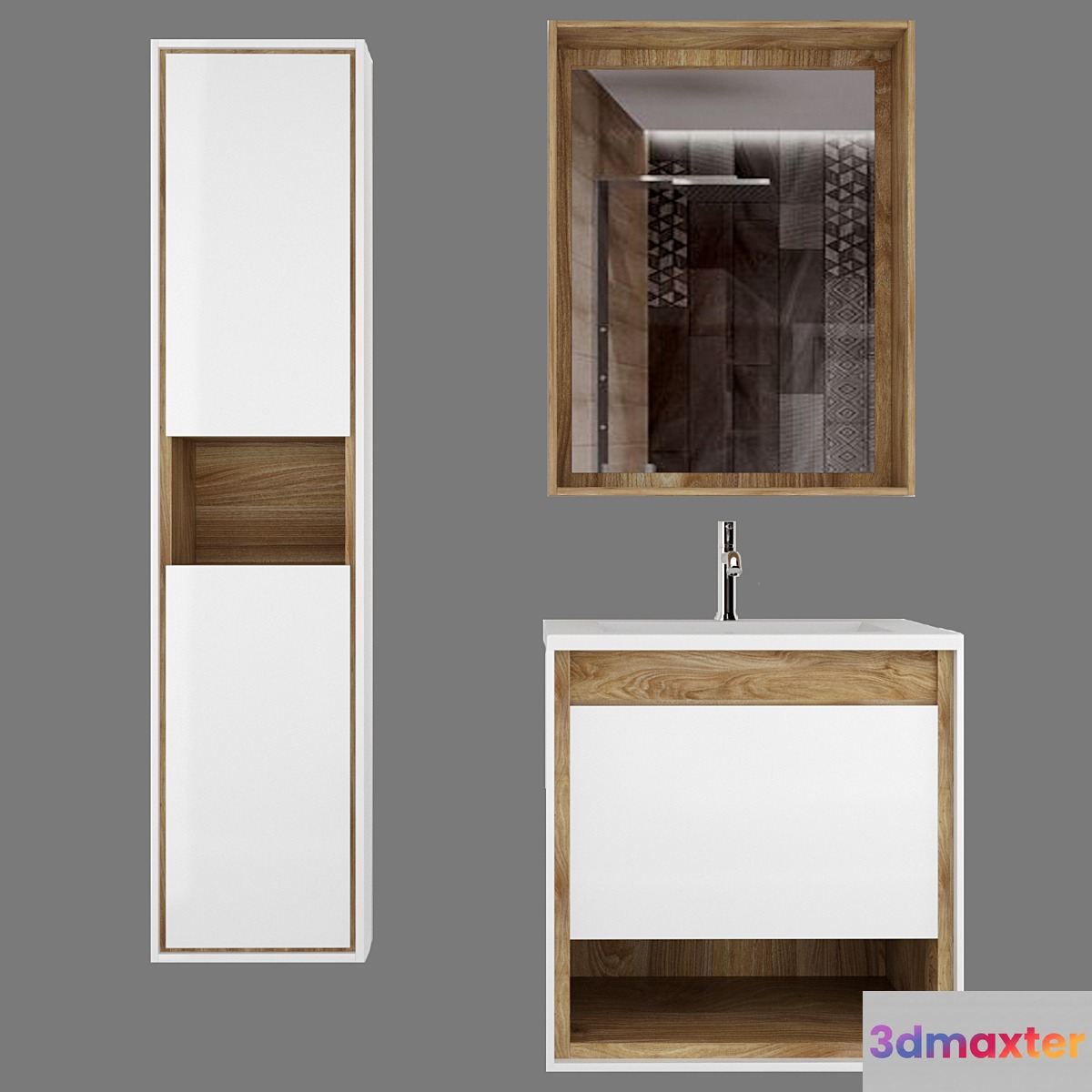 Bathroom Furniture STWORKI Olten 3D Max