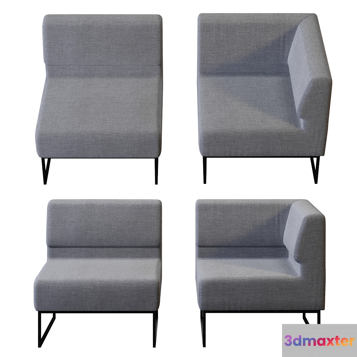 Richman lounge sofa 3D Max