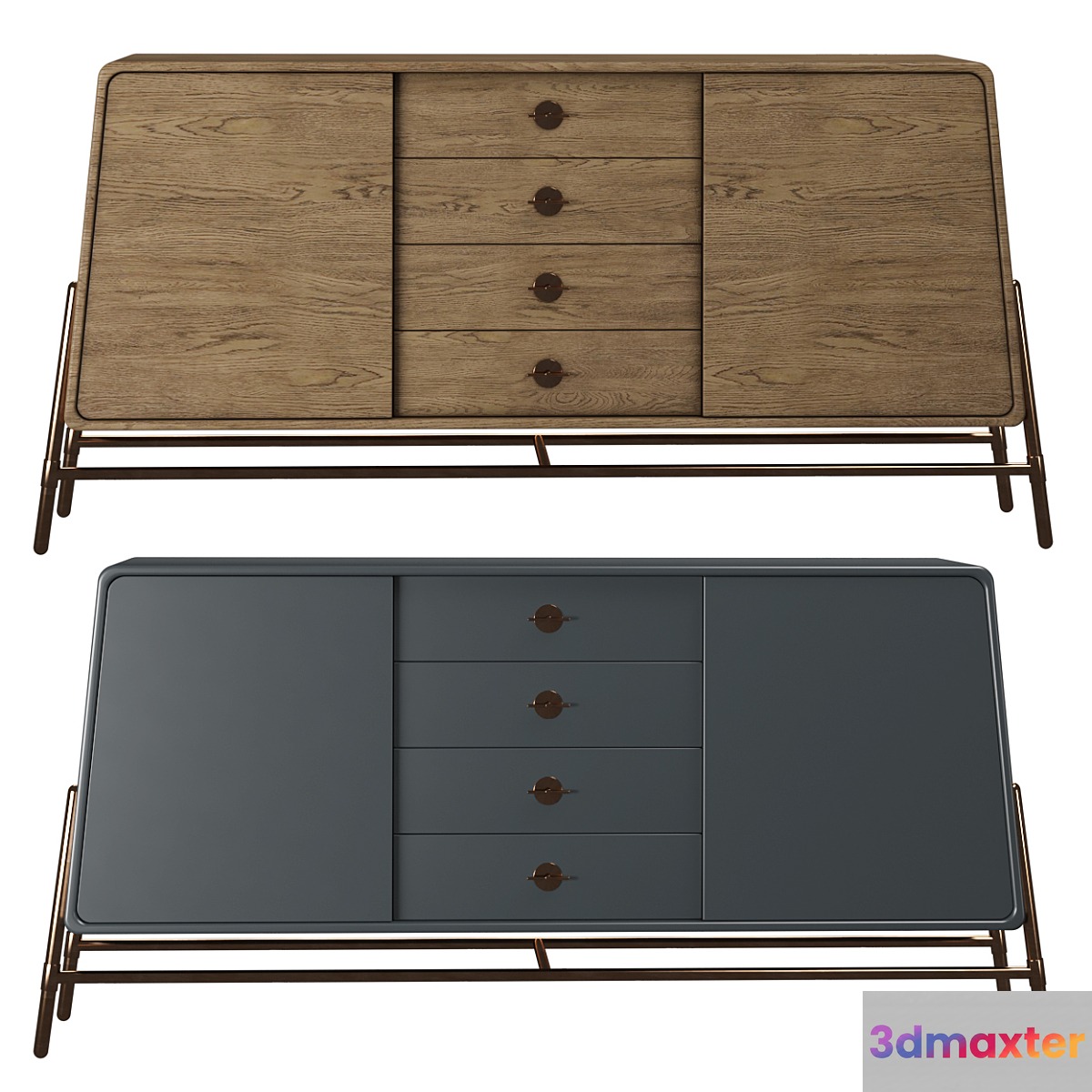 Tulpar Chest of Drawers 3D Max