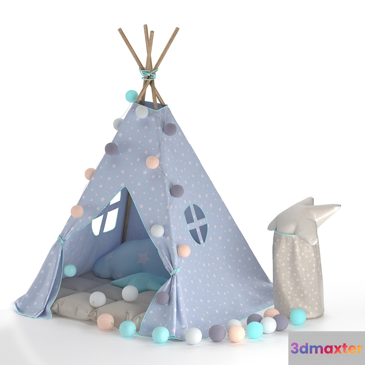 Children's Wigwam 3D Max