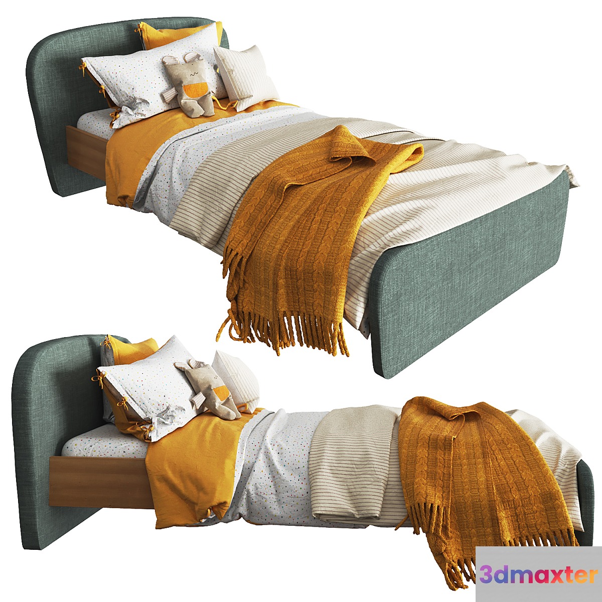 Bed for children Comète La Redoute 3D Max