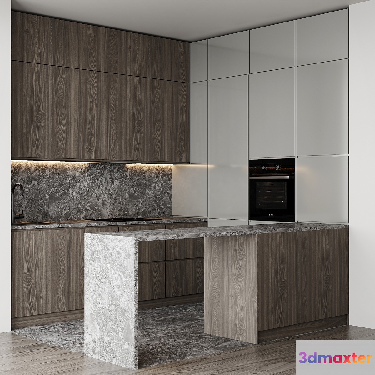 Kitchen set 7 3D Max