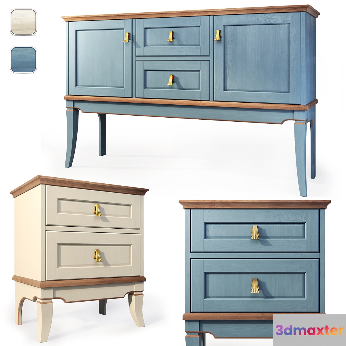 Dresser and nightstand Telma Gomeldrev. Dresser nightstand - No.2