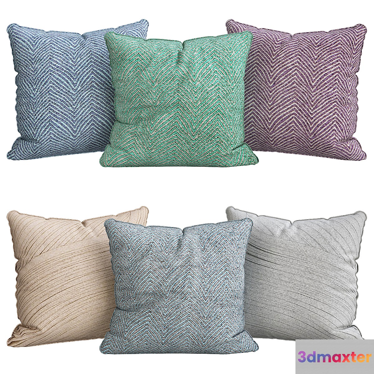 Pillows for sofa 6 pieces No. 114