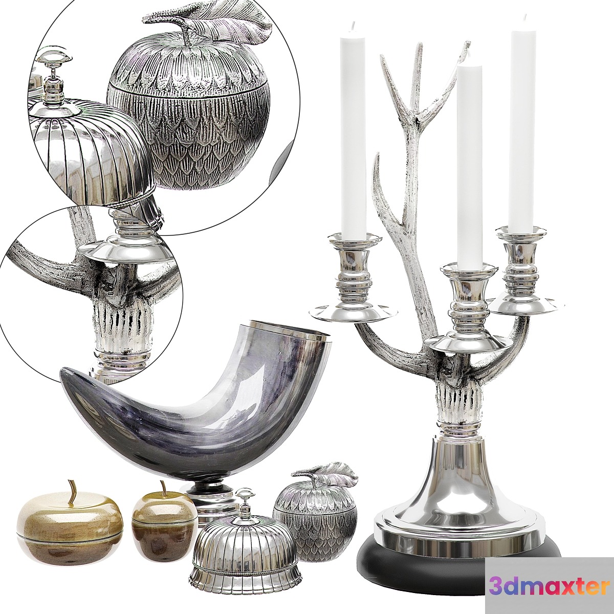 Eichholtz Decoration Set 1 - No.2 3D Max