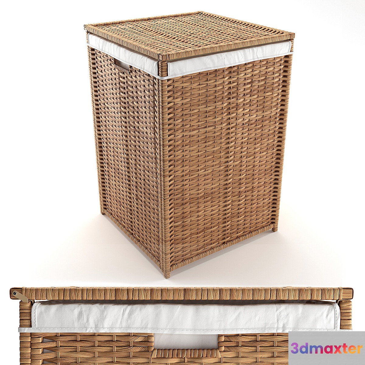 Laundry Basket Branes Ikea 3D Max