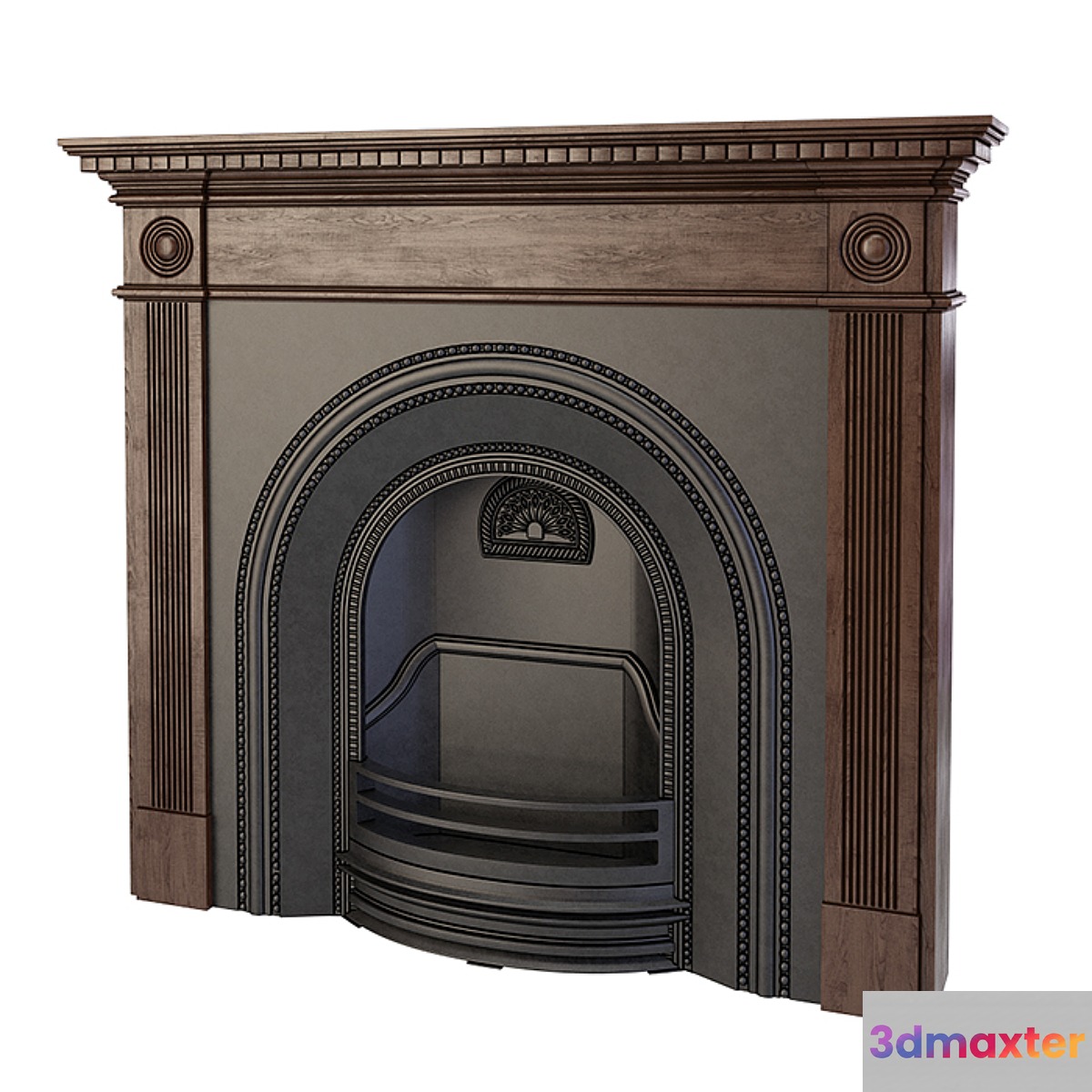 fireplace Stovax Regency 3D Max