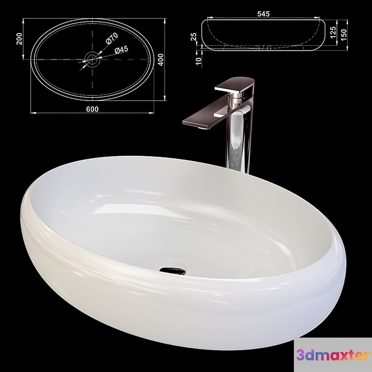 Sink consignment note Melana MLN-A252