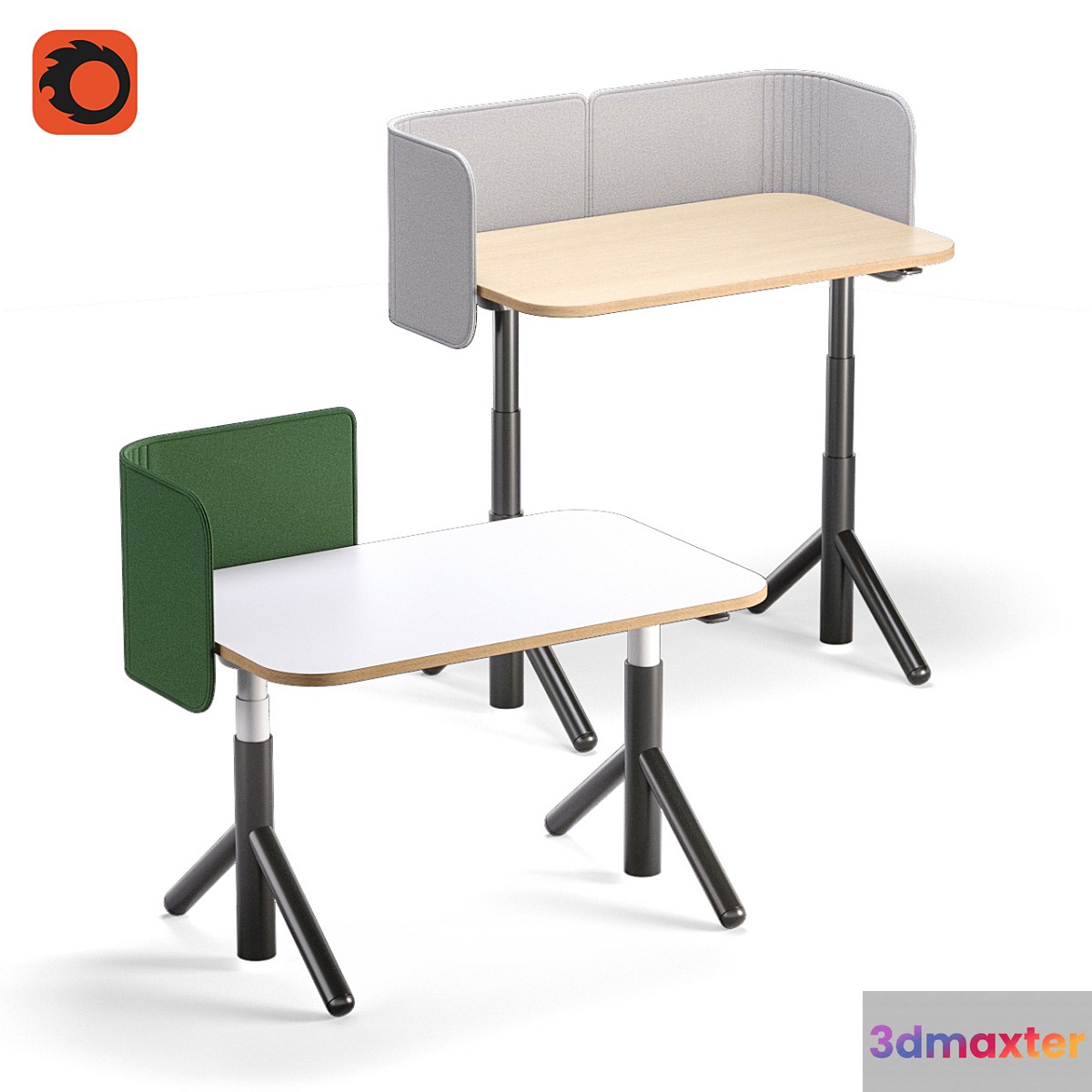 Steelcase flex 3D Max