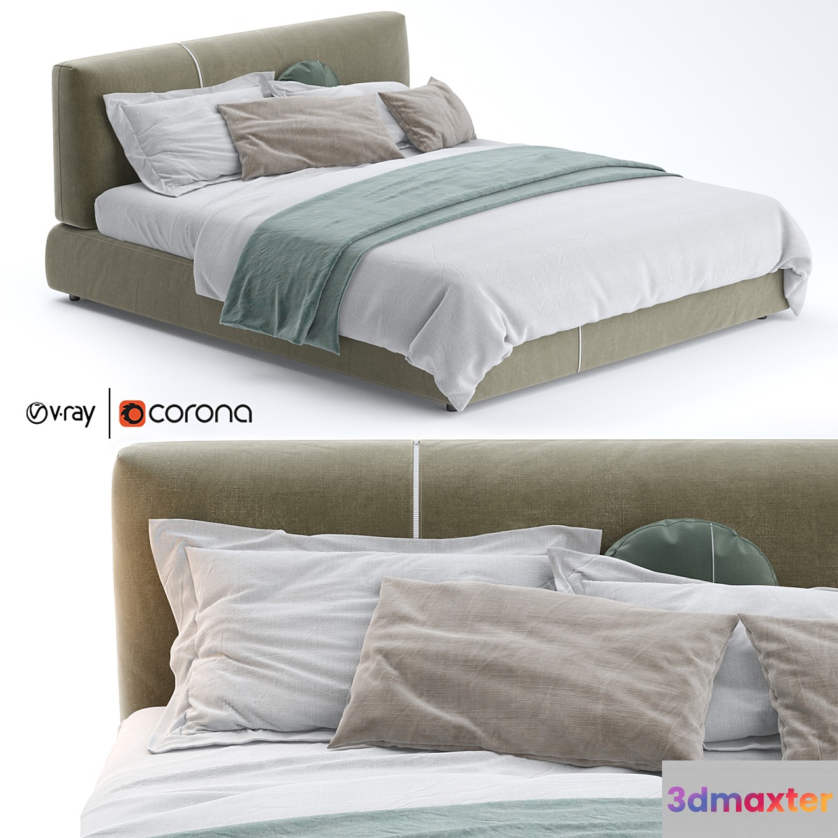 Sanders Upholstered Bed By Ditre Italia