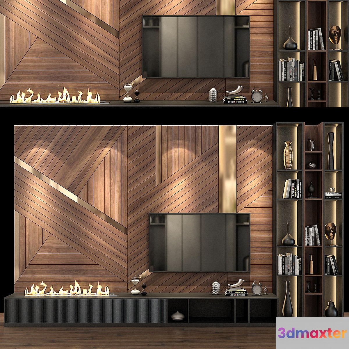 TV Wall set 78