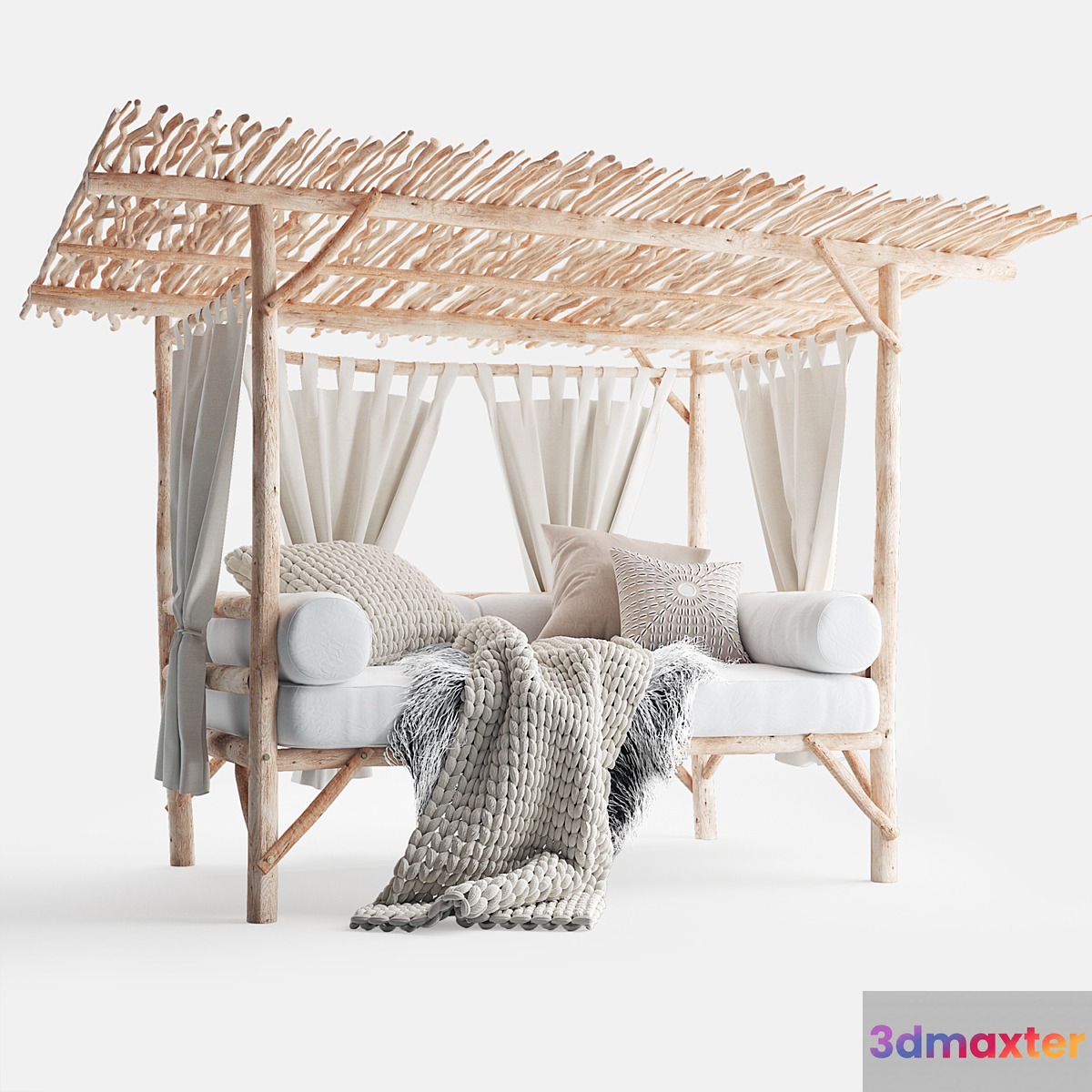 Serengeti daybed 3D Max