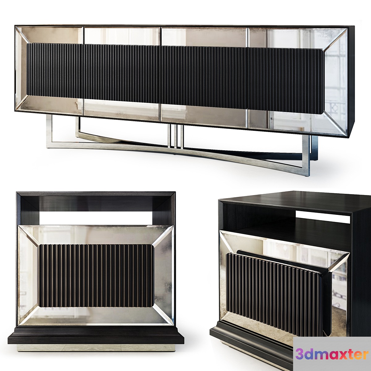 Dresser and nightstand Lion. Sideboard nightstand by Vera Mobilya