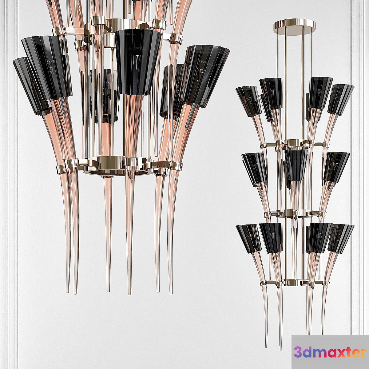 Arte Veneziana TUSK CHANDELIER 3D Max