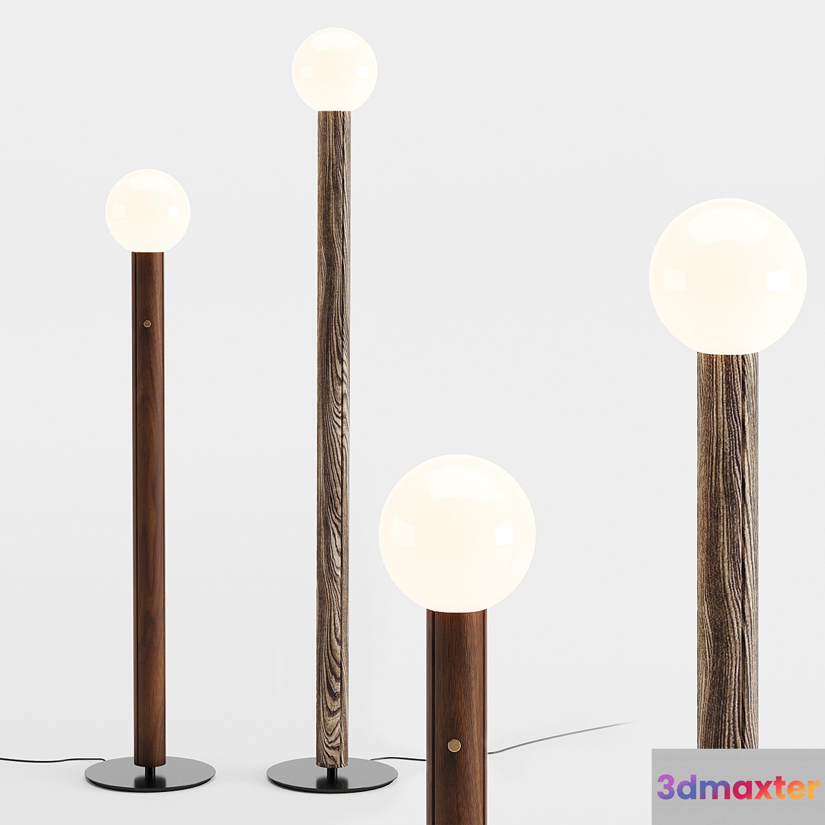 Porada lum floor lamp 3D Max