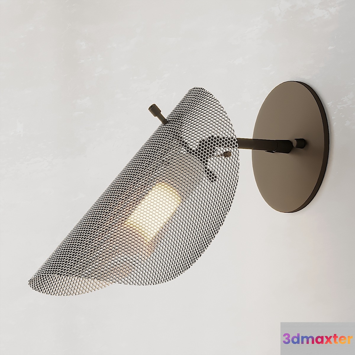 Petite Tulle White Wall Sconce by Blueprint Lighting