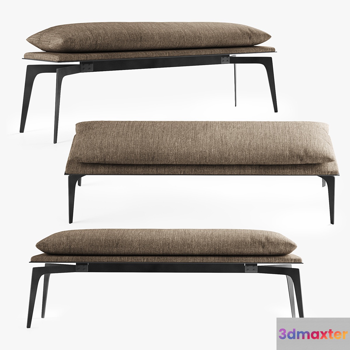 Prong bench (long) 3D Max