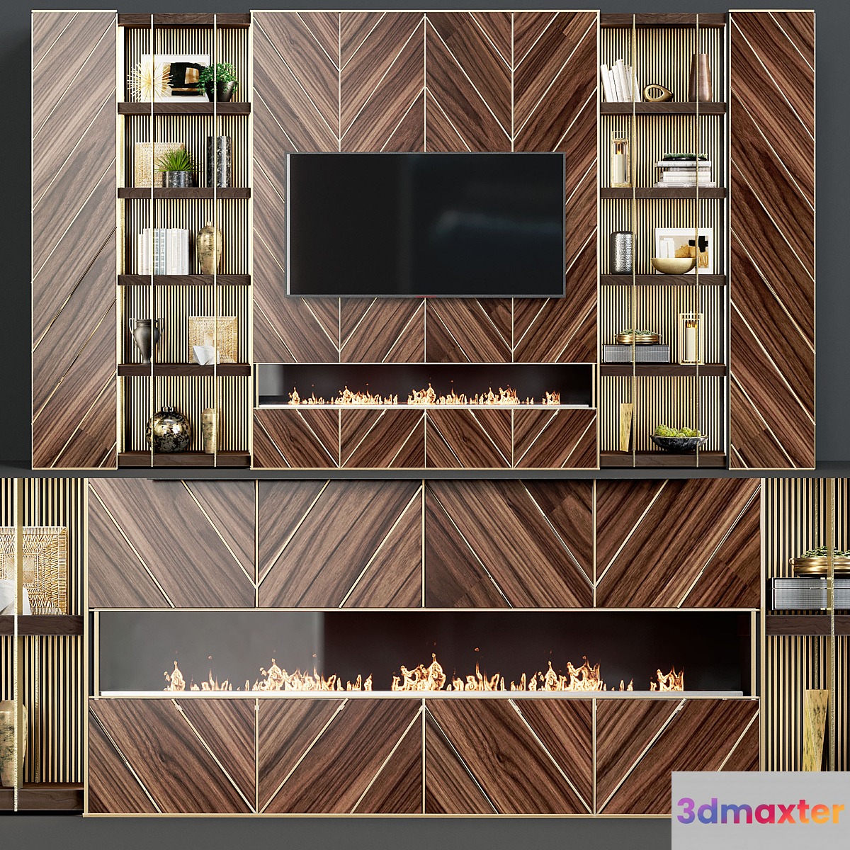 TV wall modern 44