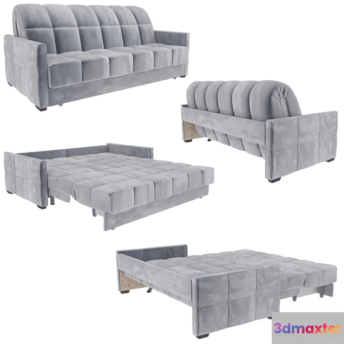 Straight sofa Ascona CARINA ASKONA 3D Max