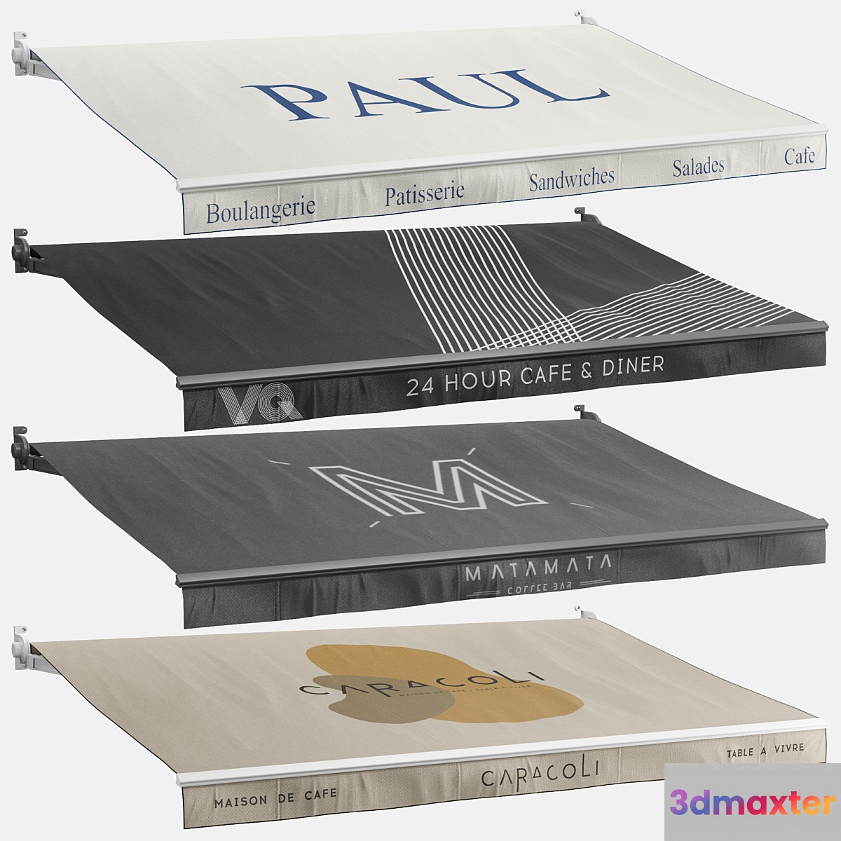 Awnings set 1 (cafe) - No.2