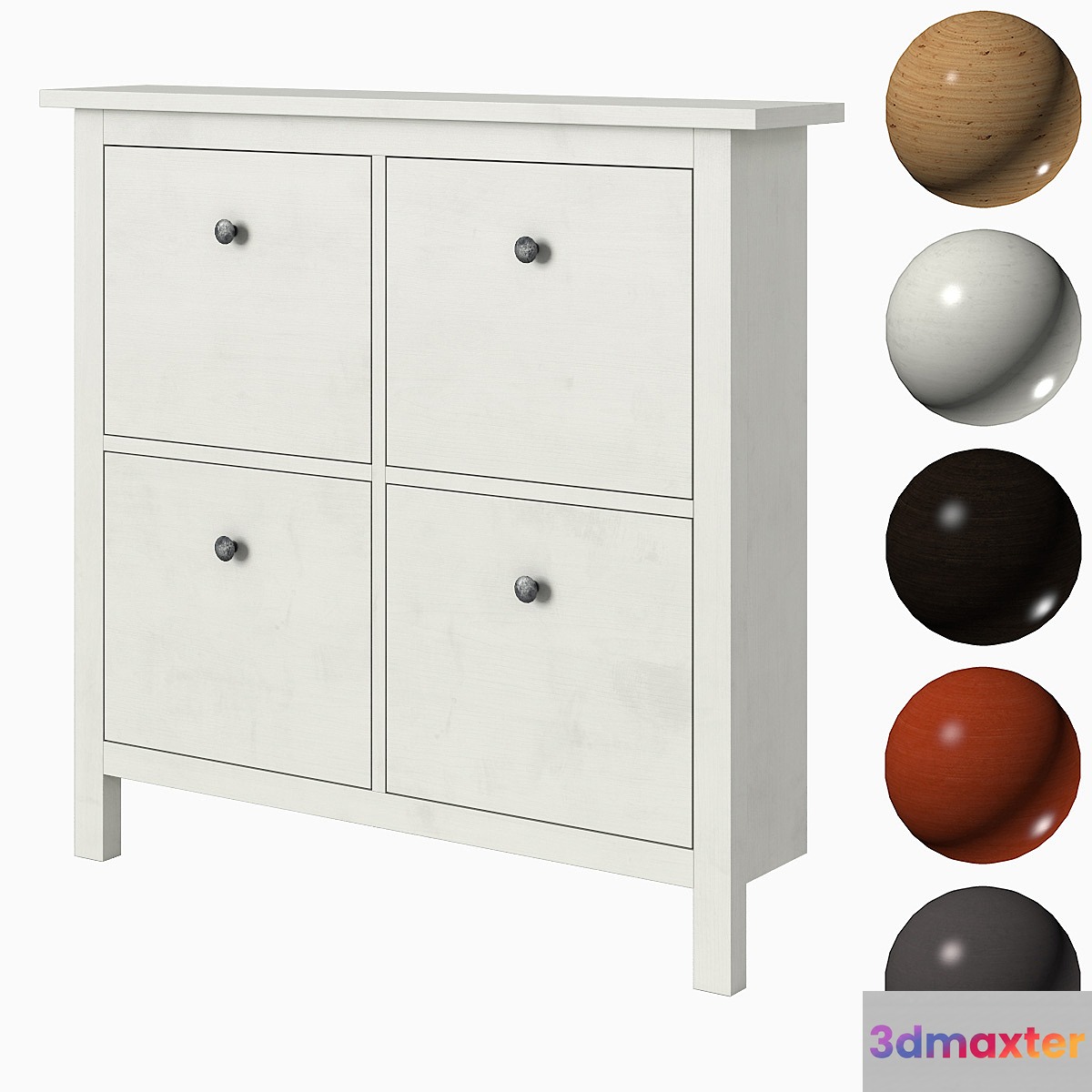 IKEA HEMNES Shoe cabinet with 4 compartments - No.4