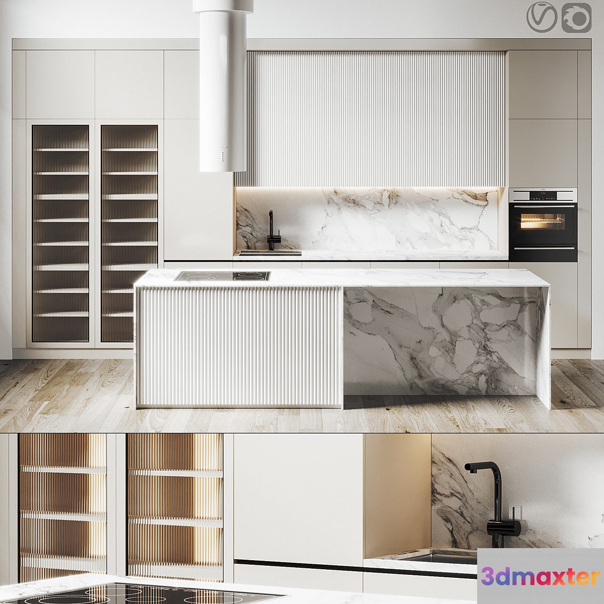 Kitchen 016 505x290H 3D Max