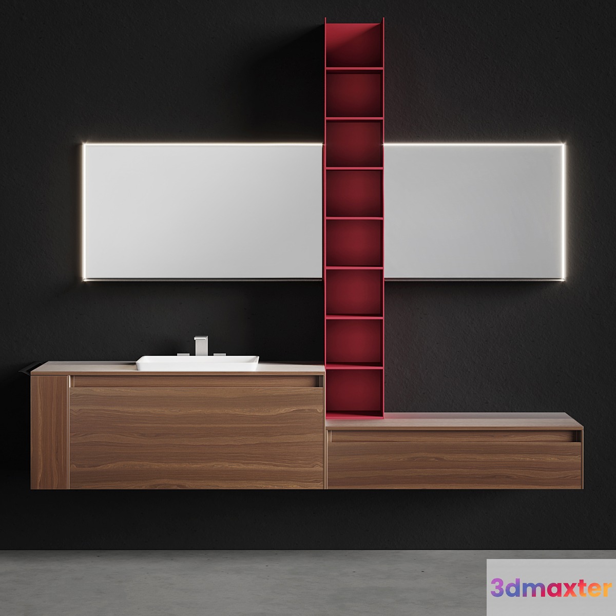 Arblu 5.ZERO Vanity unit with drawers 3D Max