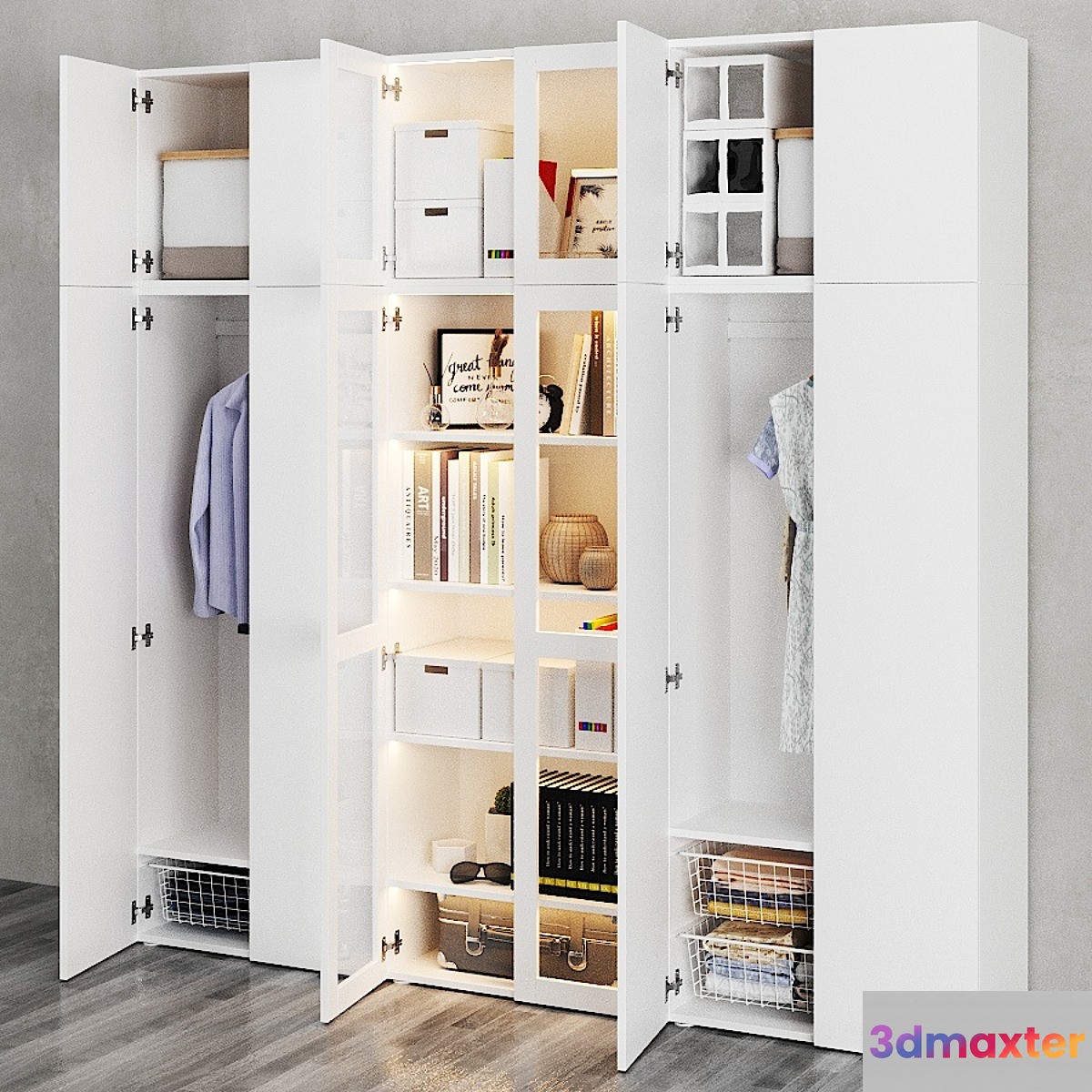 Ikea | Ophus Combined Storage Cabinet - No.2 3D Max