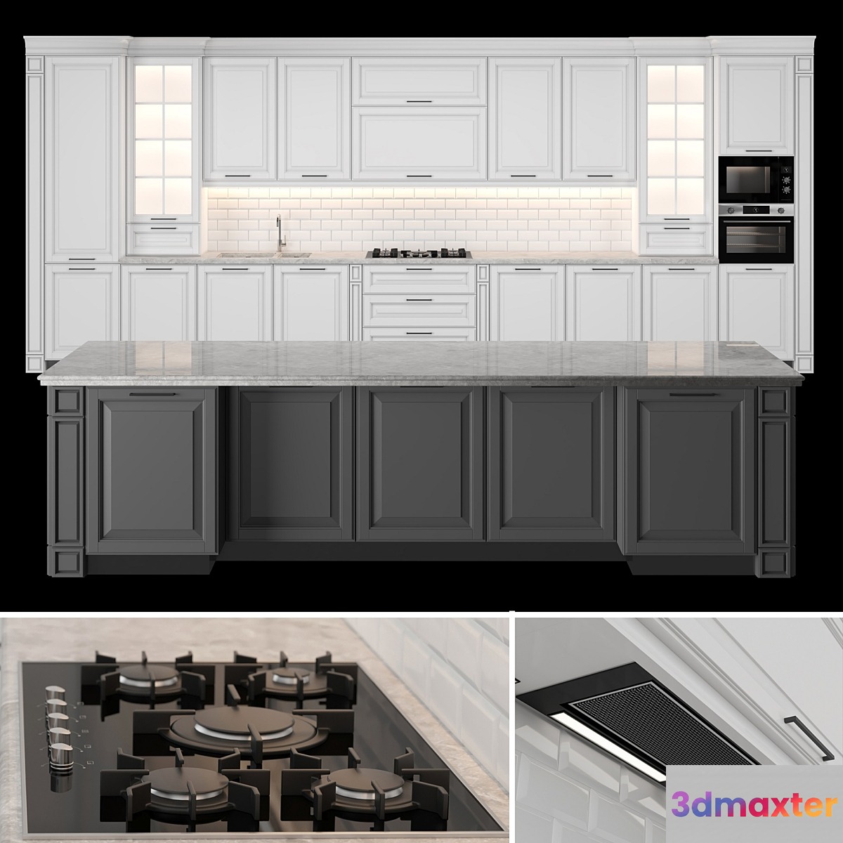 Kitchen 01 3D Max