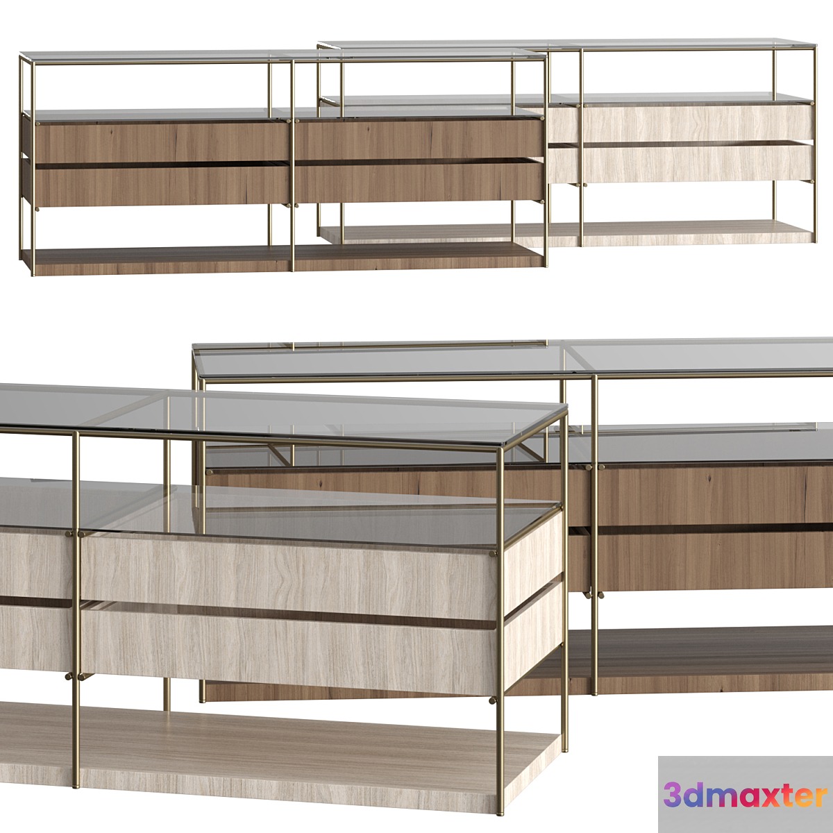 Lema Areia Sideboards 3D Max