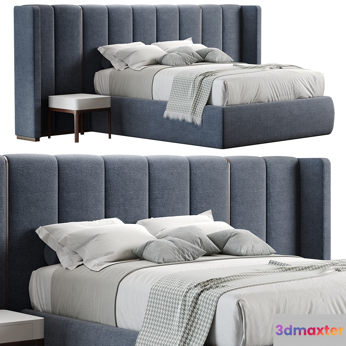 Aida Bed by Porada 3D Max