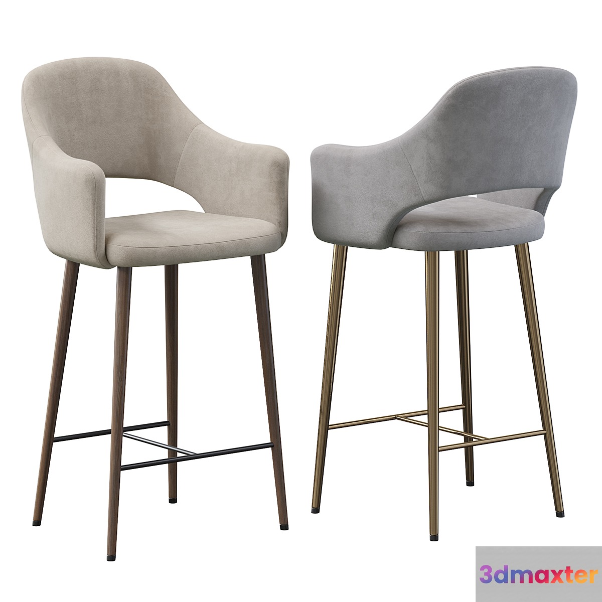 Martin barstool 3D Max