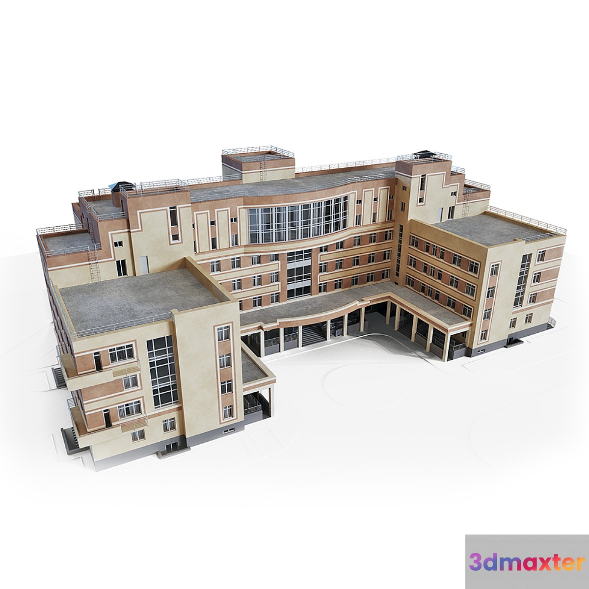 Hospital 3D Max