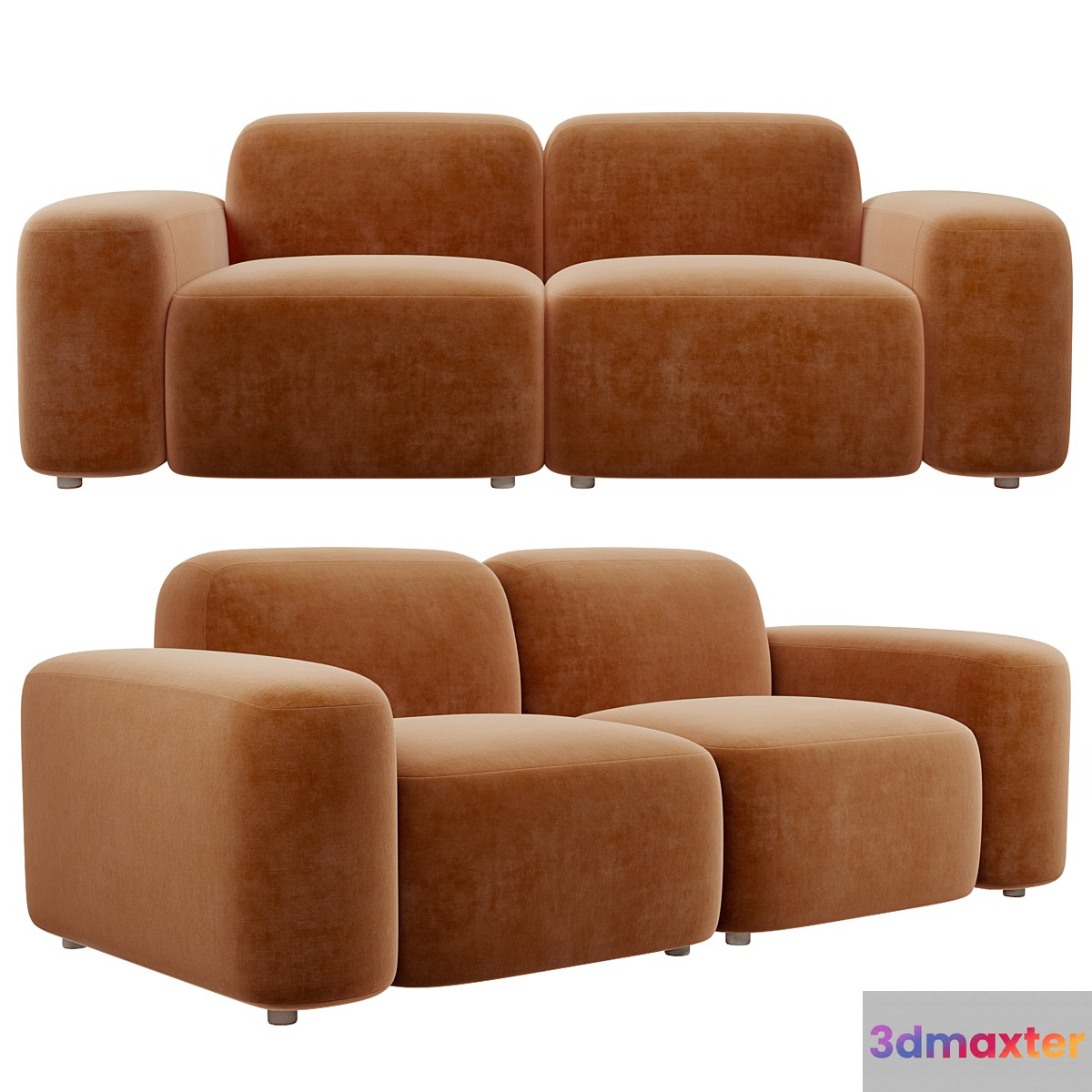 Muse modular sofa 3D Max