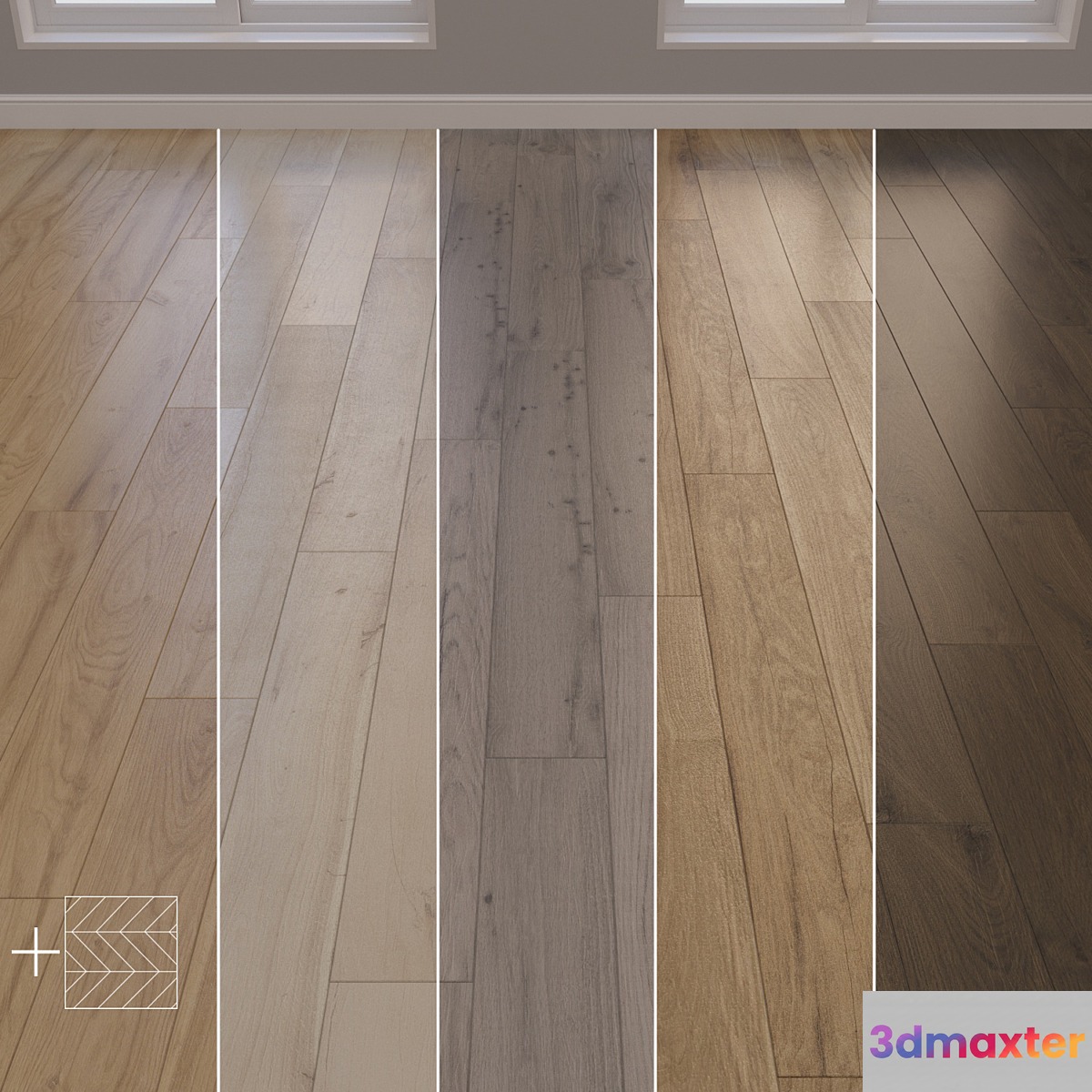 Italon LOFT full flooring pack 3D Max