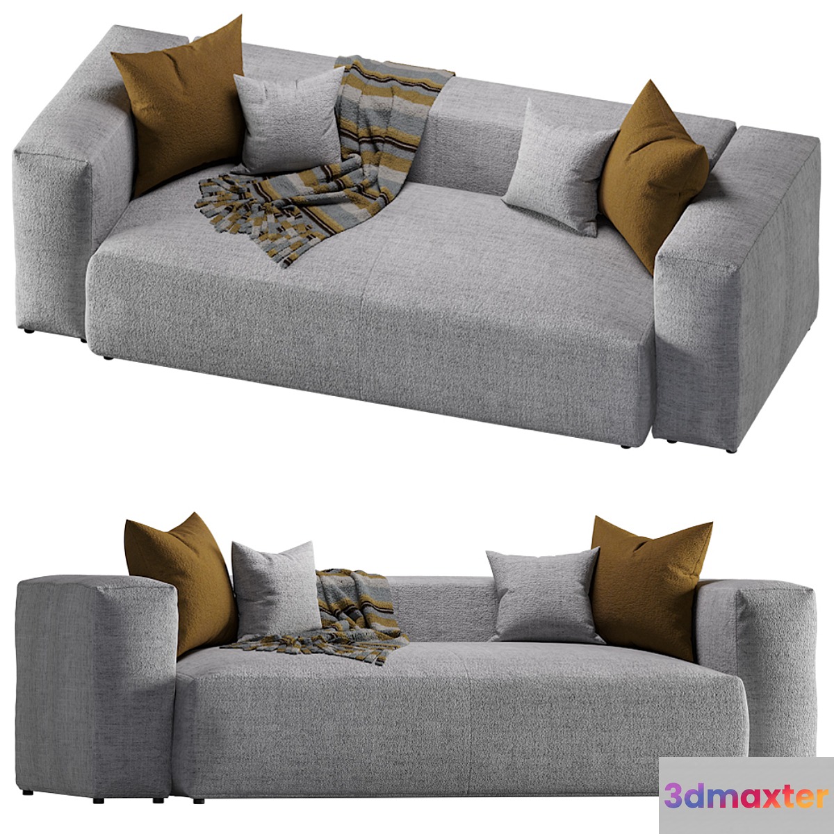 La Forma Sofa BLOK 3 S570VI14 3D Max