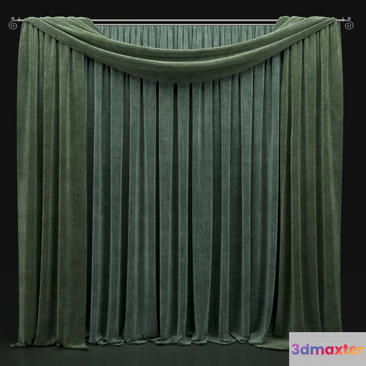 Curtain 363 3D Max