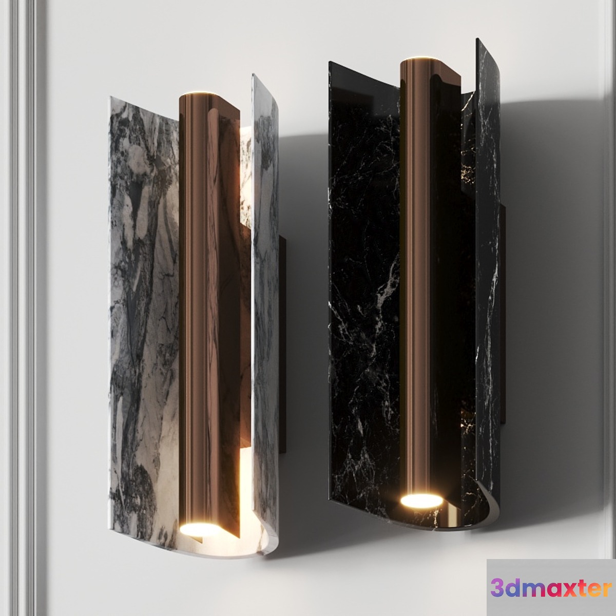 Visionnaire Wave Sconce 3D Max