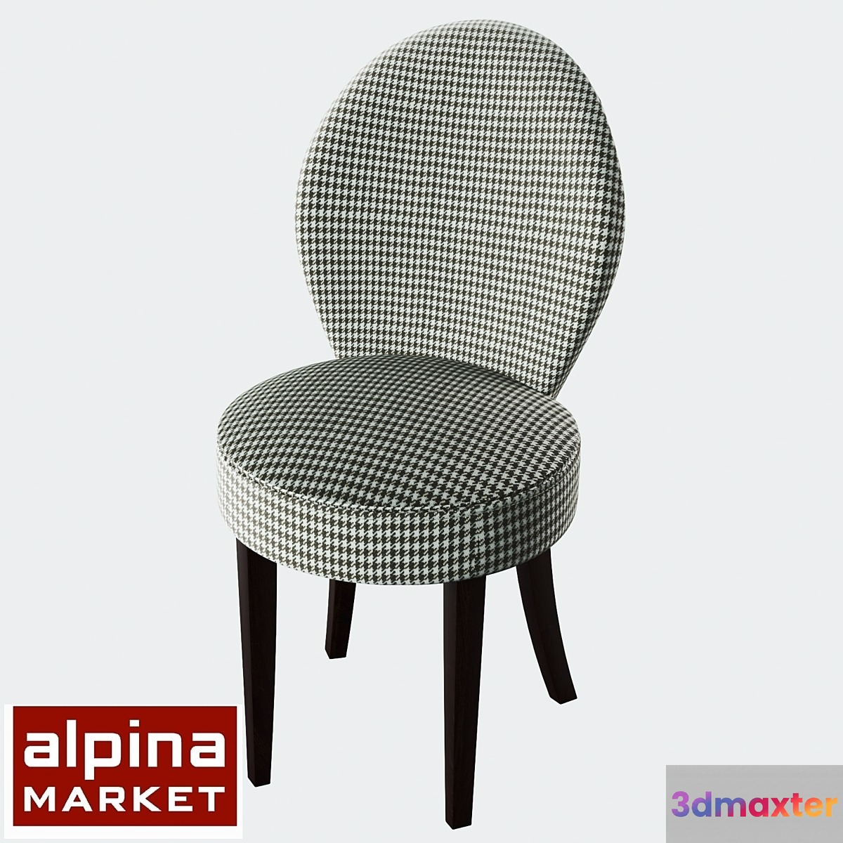 Soft chair IXORA wenge ALP _ ST-104_3 _ JamieF02 3D Max