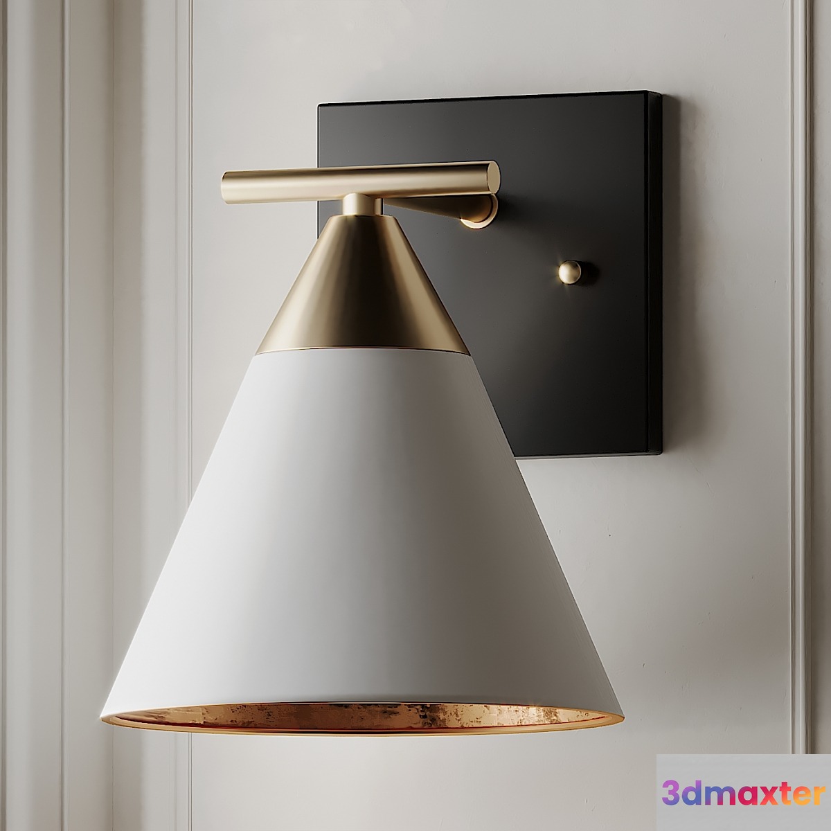 YOUNG HOUSE LOVE CLAD CONE BATH SCONCE 3D Max