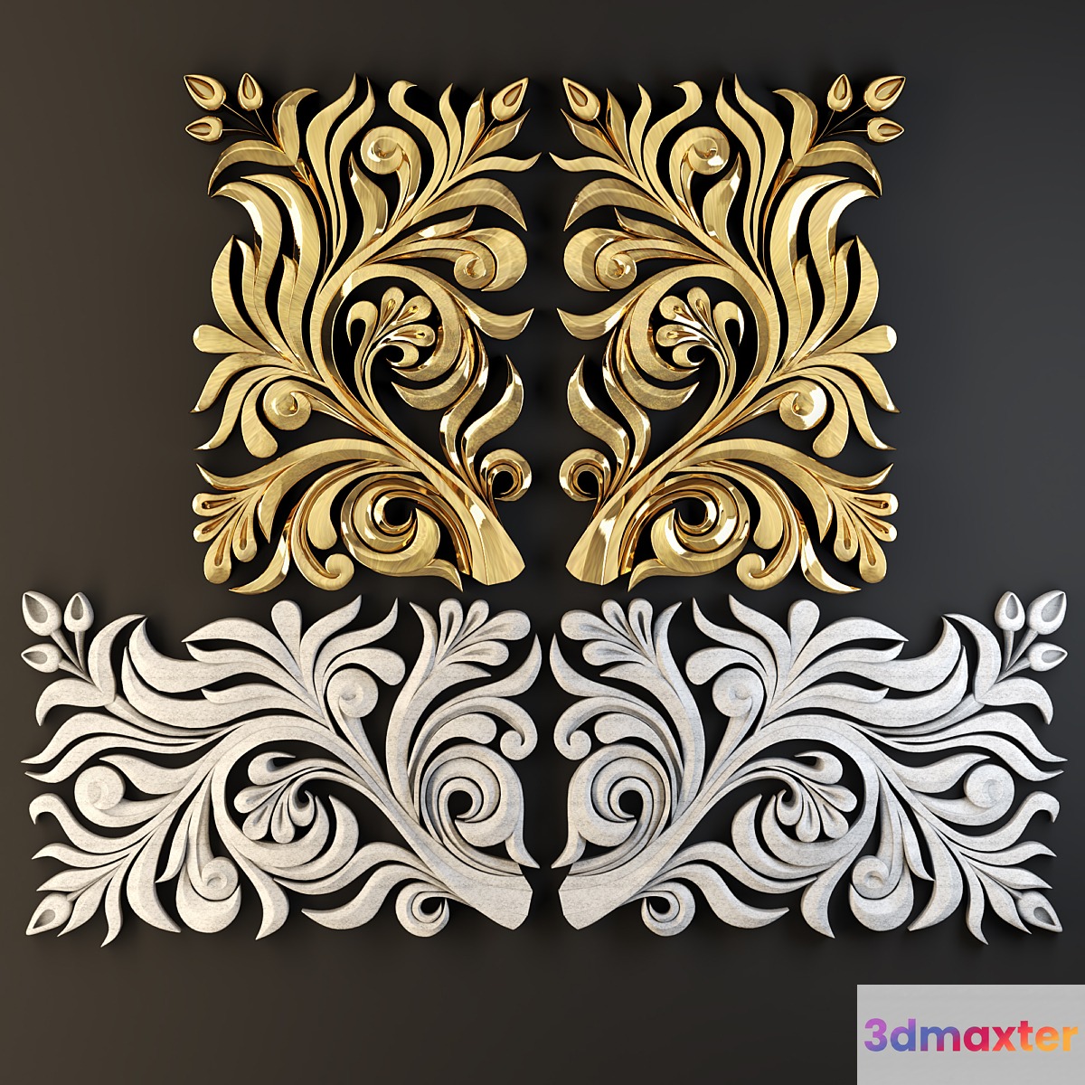 decorative ornament_01 3D Max