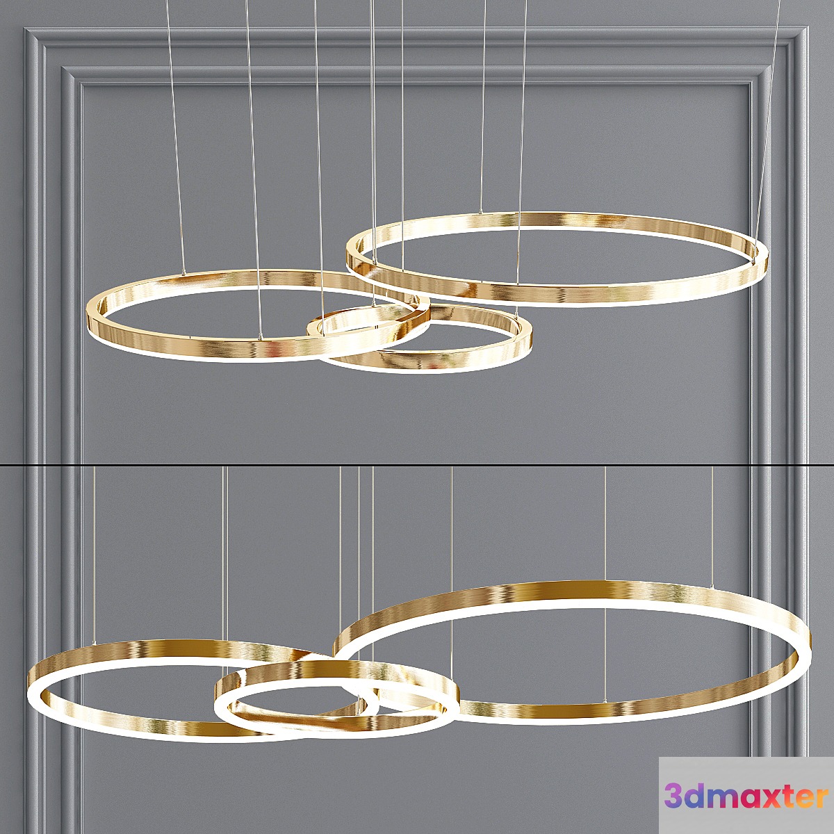 Dimmable pendant lamp TOP 3D Max
