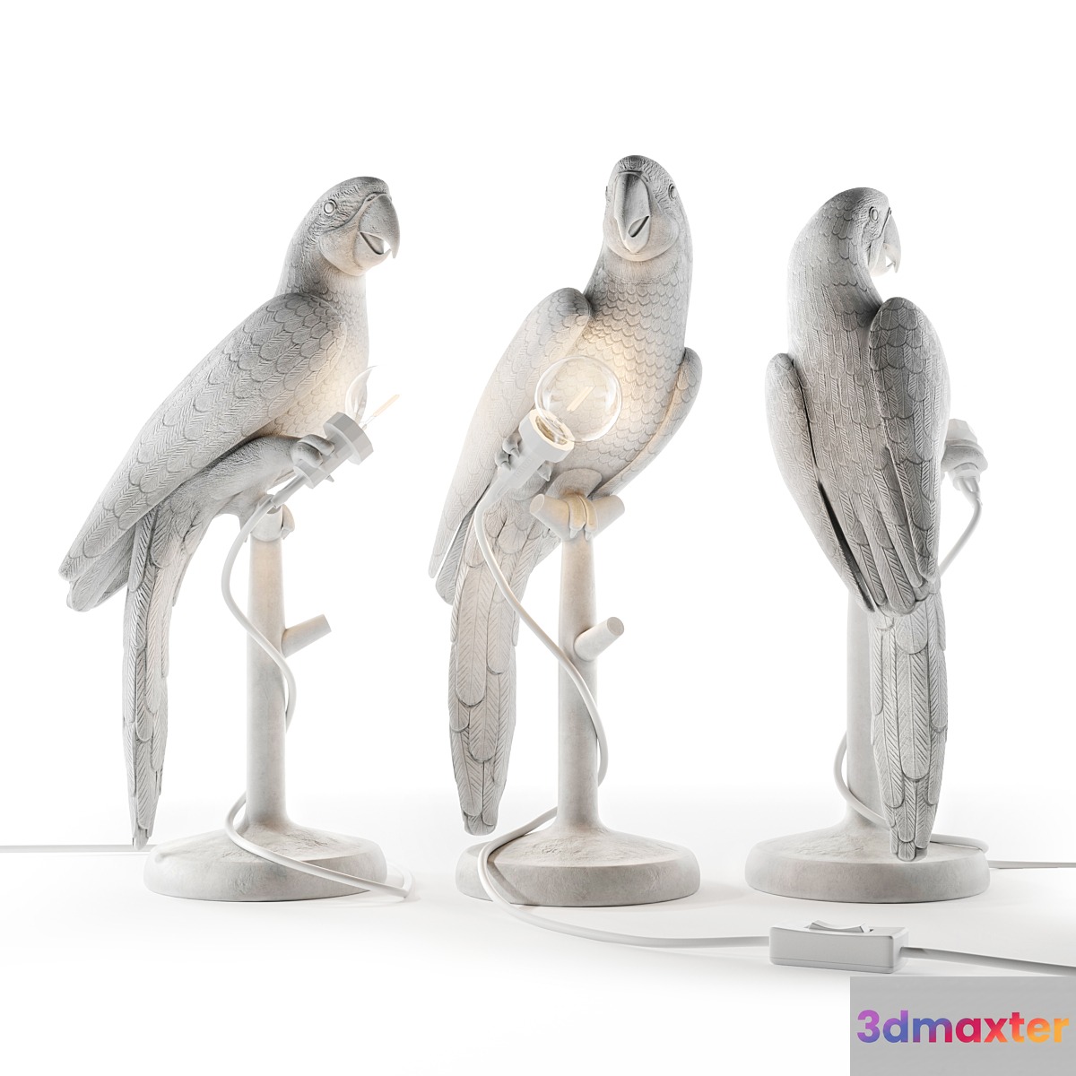 Seletti polly parrot 3D Max