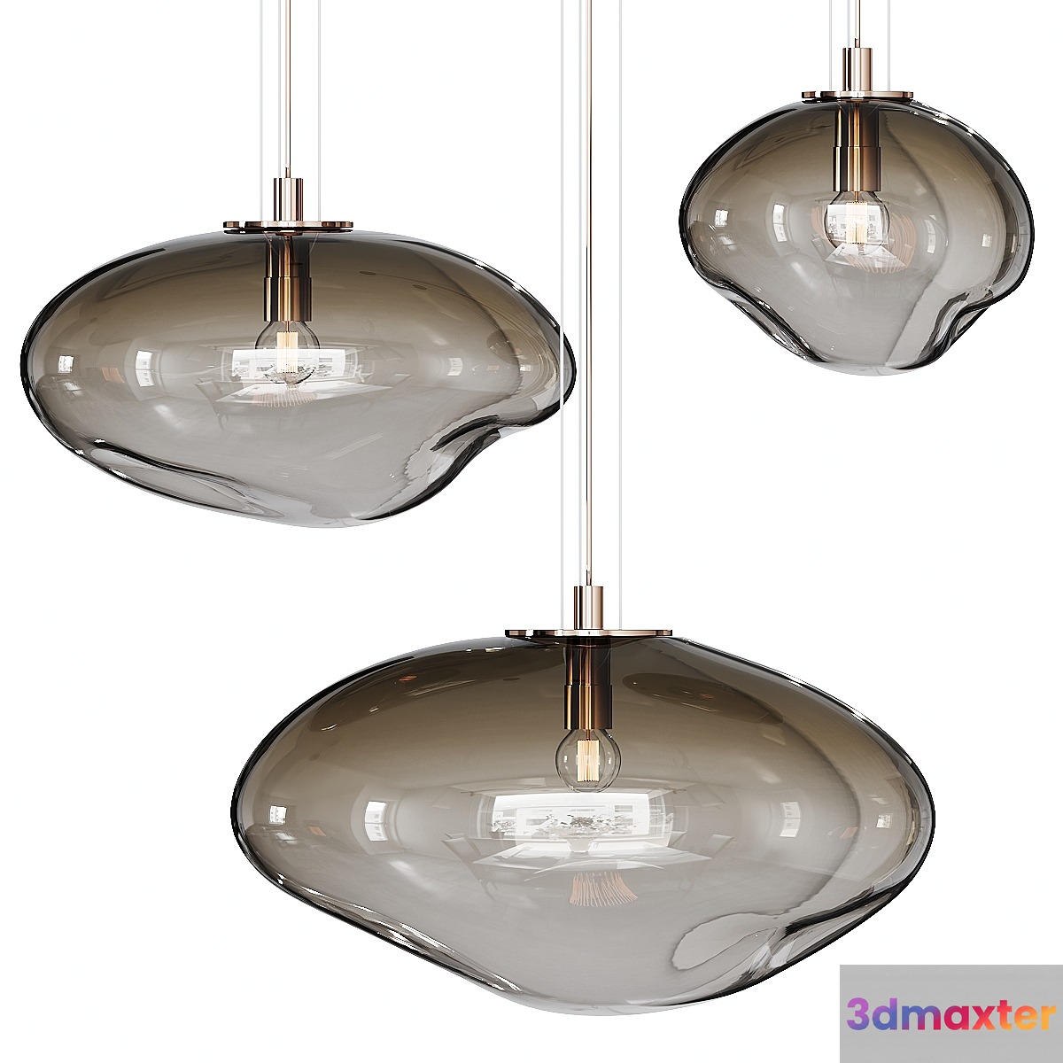 Chandelier ELOA HAUMEA AMORPH | Lampada a sospensione 3D Max